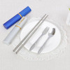 Fork Travel Folded Stainless Steel Tableware 3in1 Cutlery Set Hot Sale