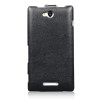 For Sony Xperia C2305 Case Sony Xperia C2305 Cover Luxury Flip Leather Case Coque For Sony Xperia C S39h Protect Funda 5.0 inch