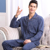 2016 Spring Autumn Keep Warm Thick Coral Fleece Men Pajamas Sets of Sleep Tops &amp; Bottoms Flannel Sleepwear Thermal Nightclothes