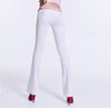 2016 Slim Women Jeans Casual Mid Waist Elastic Candy 10Color Denim Flare Pants Trousers Woman Bell Bottom Trouser