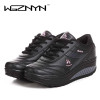 2016 Slimming shoes women new fashion leather casual shoes women Fitness Lady Swing Shoes Summer Factory Whose Top quality Shoes