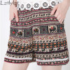 2016 Shorts Women Selling Loose Lace Casual Broadcloth New arrived Hot Sale Summer Women's Short woman Baggy Elastic Waist