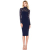2016 Sexy Women Lace Dress Autumn Winter Long Sleeve High Neck Bodycon Dress Black Club Dress Red Party Dress Vestidos Robe Sexy 2016 Sexy Women Lace Dress Autumn Winter Long Sleeve High Neck Bodycon Dress Black Club Dress Red Party Dress Vestidos Robe Sexy