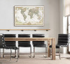 2016 Rushed Classic World Map English For Retro Kraft Paper Poster Decorative Painting Core Vintage Greeting Card