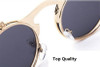 2016 Retro Steampunk Round Sunglasses Women Brand Designer Vintage Metal Sun Glass Men Oculos De Sol Feminino R009