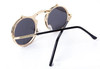 2016 Retro Steampunk Round Sunglasses Women Brand Designer Vintage Metal Sun Glass Men Oculos De Sol Feminino R009