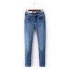 2016 new Jeans Woman With High Waist Skinny ninth Pencil Women's Jeans Femme Denim High Waist Women Jeans Pants Trousers