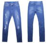 2016 New Hot Fashion Ladies Cotton Denim Pants Stretch Womens Bleach Ripped Knee Skinny Jeans Denim Jeans For Female
