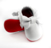 2016 New Genuine Leather First Walkers Soft red sole Baby shoes Toddler Baby moccasins Infant Fringe Bow Shoes