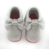 2016 New Genuine Leather First Walkers Soft red sole Baby shoes Toddler Baby moccasins Infant Fringe Bow Shoes
