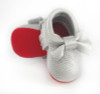 2016 New Genuine Leather First Walkers Soft red sole Baby shoes Toddler Baby moccasins Infant Fringe Bow Shoes
