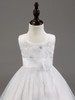 2016 New Flower Girl Dresses White/Ivory Real Party First Communion Dress for Little Girls Lace Appliques Kids Dress for Wedding