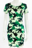 2016 new Fashion Women Summer slim short sleeve Bodycon Camouflage Military Print Sexy Mini Dress dresses Vestido Curto Cortos