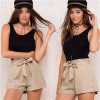 2016 New Fashion women Summer Hot Shorts Sexy Summer Style Lace Up Casual Shorts High Waist Summer Shorts