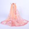 2016 New Fashion Printing Silk Scarf Long Women Chiffon Gauze Kerchief Sun Protection Shawl