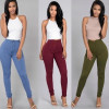 2016 New Fashion Plus Size Women High Waist Pencil Jeans Pants Fit Lady Jeans Plus Size Sexy Slim Elastic Skinny Pants Trousers