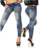 2016 New Fashion Ladies Casual Stretch Denim Jeans Leggings Jeggings Pencil Pants Thin Skinny Leggings Jeans Womens Clothing