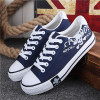 Canvas Shoes Men Spring Autumn New Fashion Casual Men Shoes Lace-Up Muffin Bottom Skull Espadrilles Zapatos Hombre