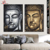 Canvas Painting Modern Decorative Pictures Buddha Wall Art Decoration Posters and Prints for Living Room Bedroom Home Decor 2pcs