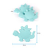 Candy Colors Silicone Baby Teether Dinosaur Shape Teethers Necklace Pendant Baby Dental Care Toothbrush Training Baby Care