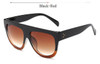 CandisGY Shadow Brand Designer Fashion Celebrity Women Sunglasses Sun Glasses Flat Top Shield Lady Female Super star Oversized