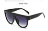 CandisGY Shadow Brand Designer Fashion Celebrity Women Sunglasses Sun Glasses Flat Top Shield Lady Female Super star Oversized