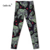CANDICE ELSA leggings women elastic sexy fitness legging elephant printed workout female pants plus size wholesale drop shipping