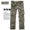 Camouflage Pants Camo Tactical Trousers Mens Military Loose Multi-pocket Cotton Combat Army City Casual Pants Soldier Clothing