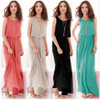 2017 Boho Dress Chiffon Big Plus Size Summer Dress Long Maxi Dress Robe Casual Sexy Women Elegant Beach Dress Vestido de festa