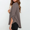 2017 Big Yard Tops Women V-neck Chiffon Blouses 3/4 Sleeve Female Shirt Fashion Large Size Plus Size Feminina Camisas Blusas