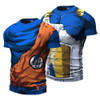 2017 Ball Z Men 3D Dragon Ball Z T Shirt Vegeta Goku Summer Style Jersey 3D  Tops Fashion Clothing Tees Plus S-4XL
