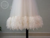 2017 Ball Gown First Communion Dresses for Girls Feather Flower Girls Dress Kids Pageant Evening Gowns Vestidos de comunion