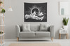 Mountain Dark Sunrise Tapestry