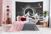 Mountain Dark Sunrise Tapestry