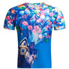 2016 British Style T shirt Men Summer Mens Fashion 3D Printed Toys Tshirt Casual Short Sleeve O-neck T-shirt Men Tee Shirts 4XL