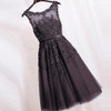 2016 Bridesmaid dresses Vestidos De Festa Casamento Robe Demoiselle D'honneur Bruidsmeisjes Jurk Curto Appliques Beaded Tulle
