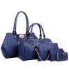 2016 Brand Designs Women Bag Alligator Print Leather Handbags Casual Travel Shoulder Bag Messenger Bag Purse Female Bags 5 Sets