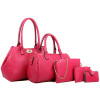 2016 Brand Designs Women Bag Alligator Print Leather Handbags Casual Travel Shoulder Bag Messenger Bag Purse Female Bags 5 Sets