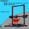 2016 Best Tronxy X3 DIY 3D Printer kit Aluminium Structure machine Reprap prusa i3 3D printing 2rolls filament 8GB SD card gifts