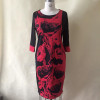 Elegant Fashionable Women Dresses NEW 2017 Plus Size Women Clothing L-6XL Autumn Winter Dress Casual O-neck Printing Dress