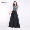 Elegant Evening Dress 2018 Black Formal Prom Party Gowns girls vestido de festa lange jurken robe soiree vestido de festa longo