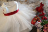 Elegant Bridesmaid Girls Dresses Baby Girl Dress infant Princess tutu Dress 1 year Birthday Newborn Baptism Girl Clothes