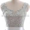 Elegant Beaded Gray Short Bridesmaid Dress 2015 Cheap Bridesmaid Dresses Under 50 Vestido Para Festa