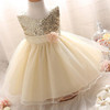 Elegant Baby Girl dress Wedding tutu girls dresses for 1 year birthday newborn kids infant dress princess Baptism girl clothes