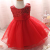 Elegant Baby Girl dress Wedding tutu girls dresses for 1 year birthday newborn kids infant dress princess Baptism girl clothes