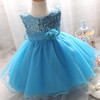 Elegant Baby Girl dress Wedding tutu girls dresses for 1 year birthday newborn kids infant dress princess Baptism girl clothes