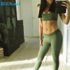 Durable 2017 Cotton Blended  Legging fittness Women High Waist  Leggings Stretch workout Pants Trousers