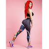 Durable 2016 hot leggings Fitnes Workout Women Printted  Skinny Fitness Stretchy Pants Leggings