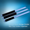 Durable 1/4" 3/8" 1/2" Plastic Wall Mounted Socket Organizer Rails Storage Rack Divider Tray Holder For Storing Loose Sockets