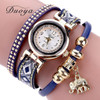 Duoya Luxury Brand Fashion Women Gold Elephant Quartz Crystal Dress Bracelet Watch Clock Female Women Girl Wristwatches Gift Duoya Luxury Brand Fashion Women Gold Elephant Quartz Crystal Dress Bracelet Watch Clock Female Women Girl Wristwatches Gift